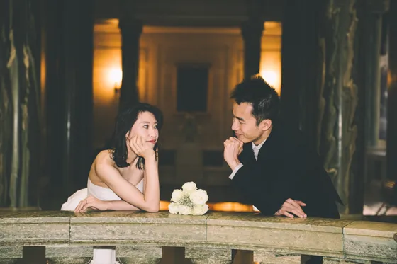Intimate moment captured during engagement shoot