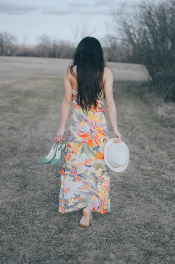 Outdoor portrait session with natural lighting