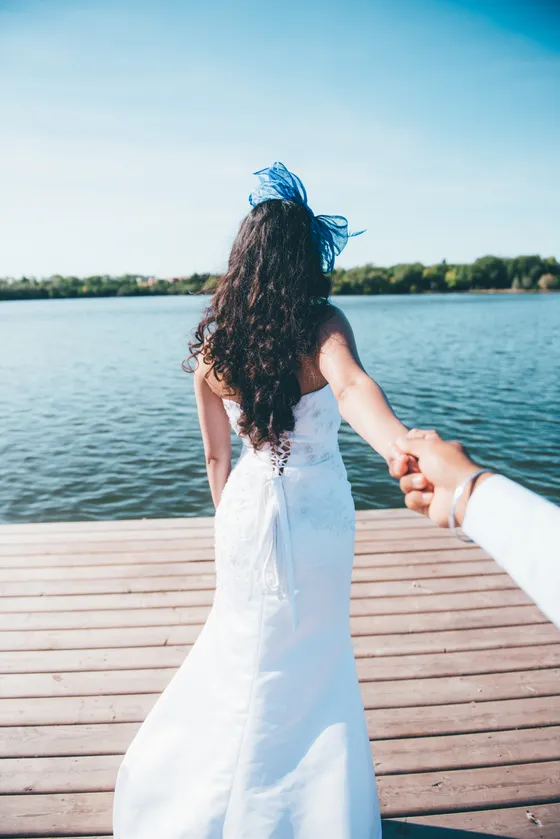 Engagement portrait showcasing genuine connection