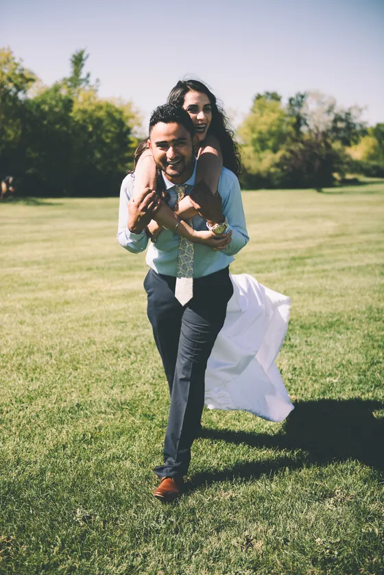 Tender embrace during engagement photography